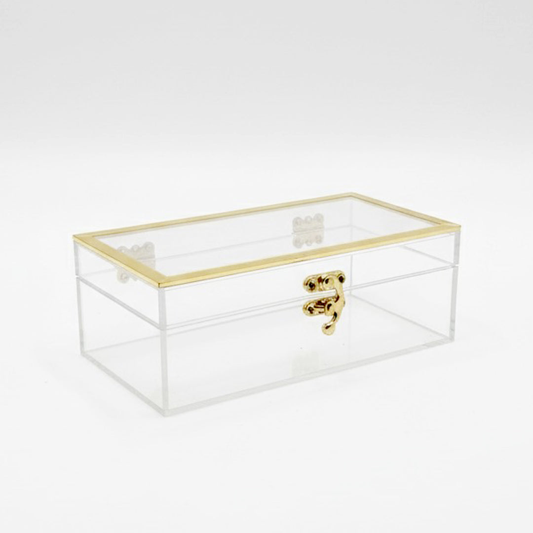 Square Acrylic Box With Lock