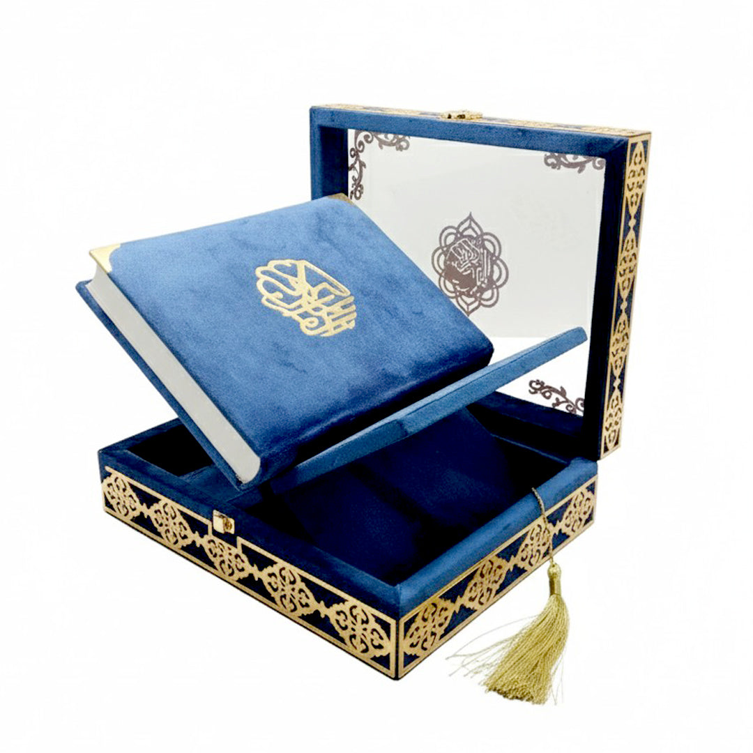 Premium Velvet Wood Box